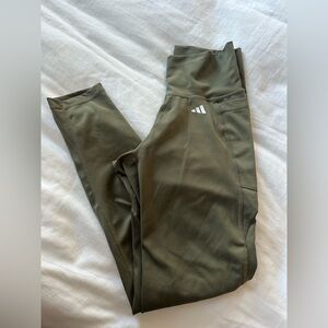 Adidas Forest/Olive Green Leggings - Size Small